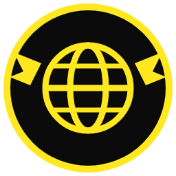 The Super Earth sigil, one of four faction marks drawn for the bot's cards.